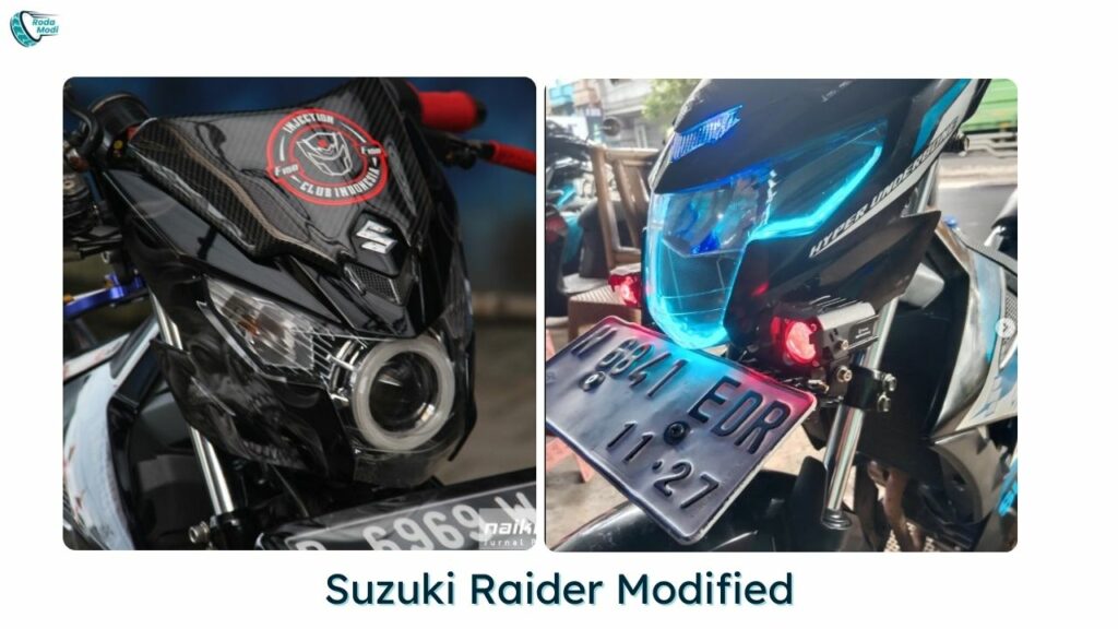 Suzuki Raider 150 Modified Lampu