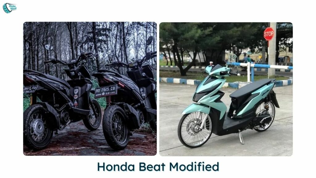 Honda beat Modified Rim dan Tayar