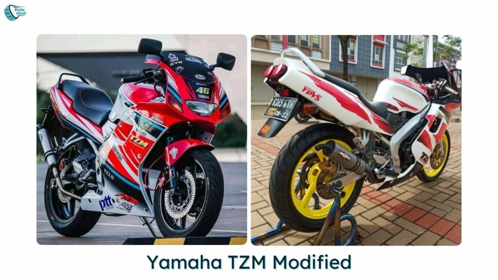 Yamaha TZM Modified Engine